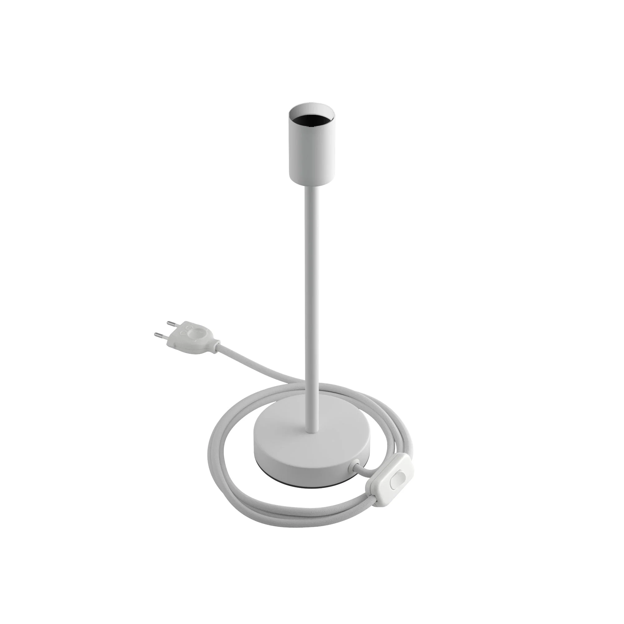Alzaluce - Lampada da tavolo in metallo - Bianco opaco - Image 9
