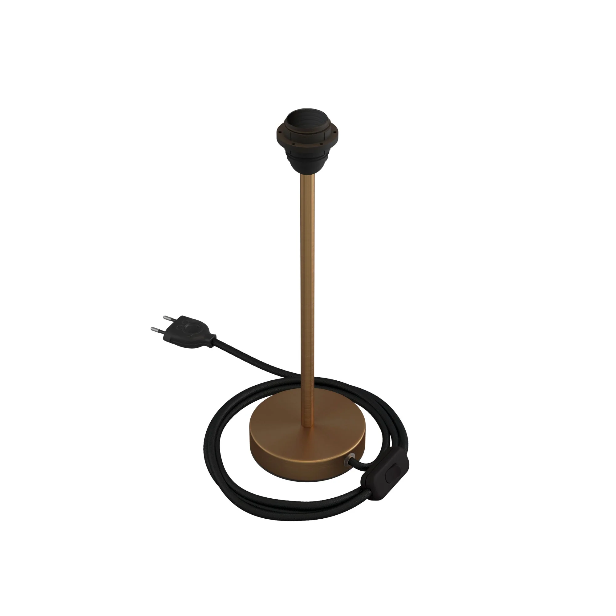 Alzaluce per paralume - Lampada da tavolo in metallo - Bronzo satinato - Image 9
