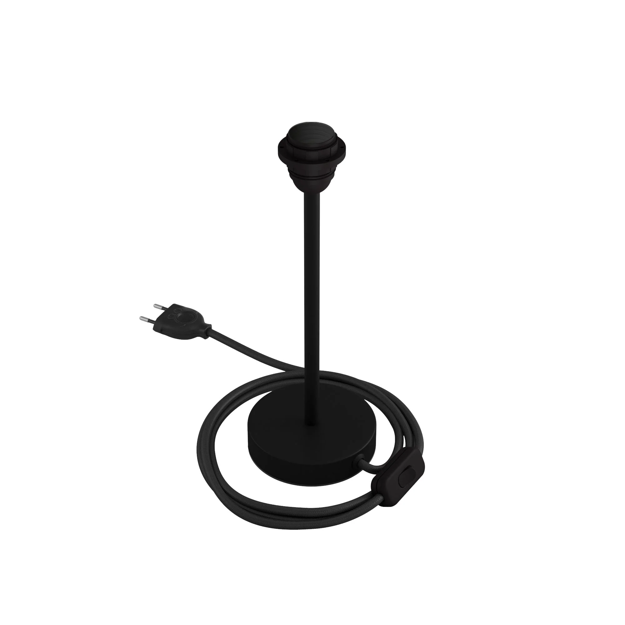 Alzaluce per paralume - Lampada da tavolo in metallo - Nero opaco - Image 8