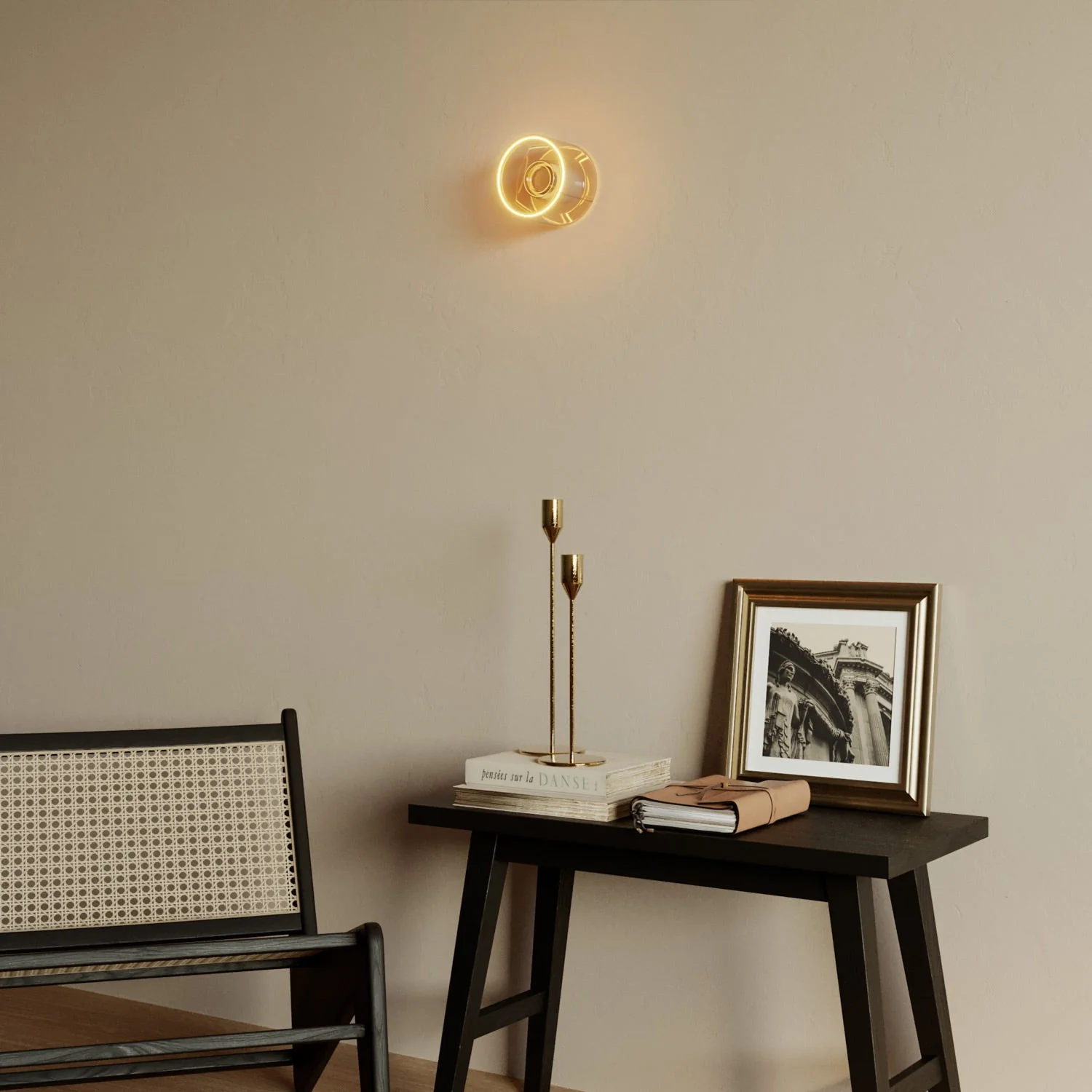 Applique con lampadina Ghost mini smoky - Bianco - Image 2