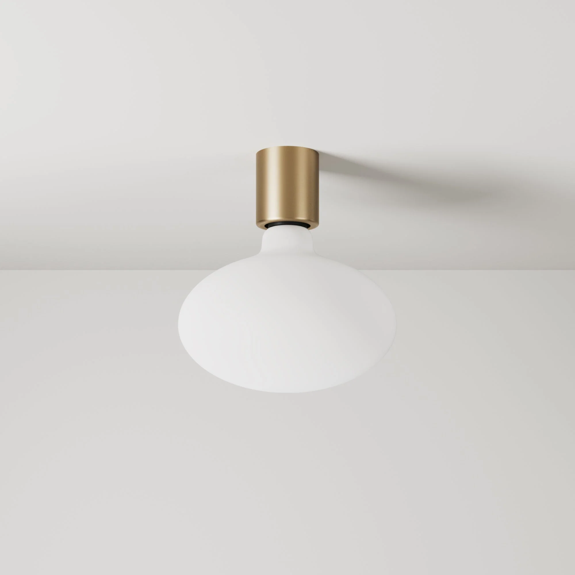 Applique in metallo con lampadina LED Ellipse effetto porcellana - Bronzo satinato - Image 5