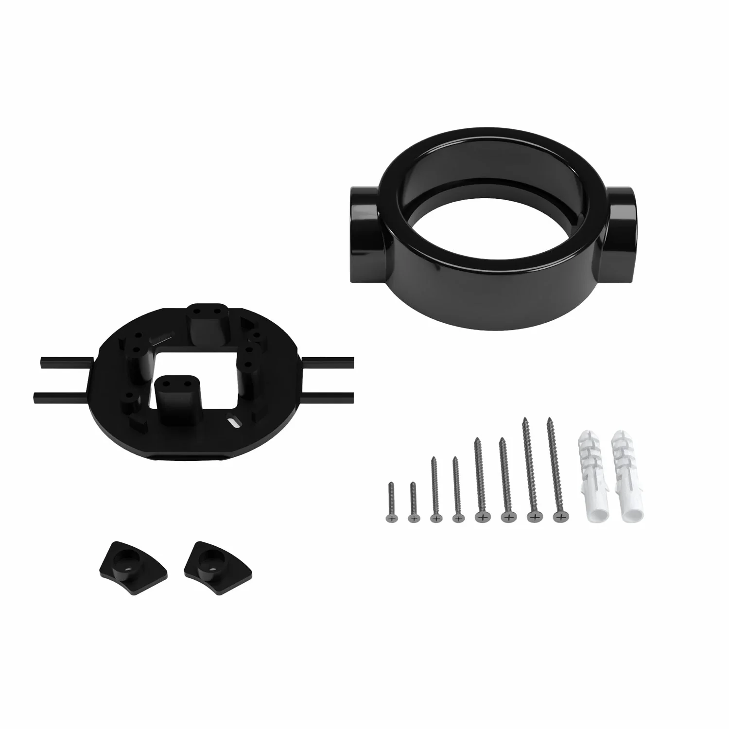 Base in porcellana nera per presa elettrica e interruttore/deviatore compatibile con Creative-Tubes - da 1 a 4 uscite - Image 17