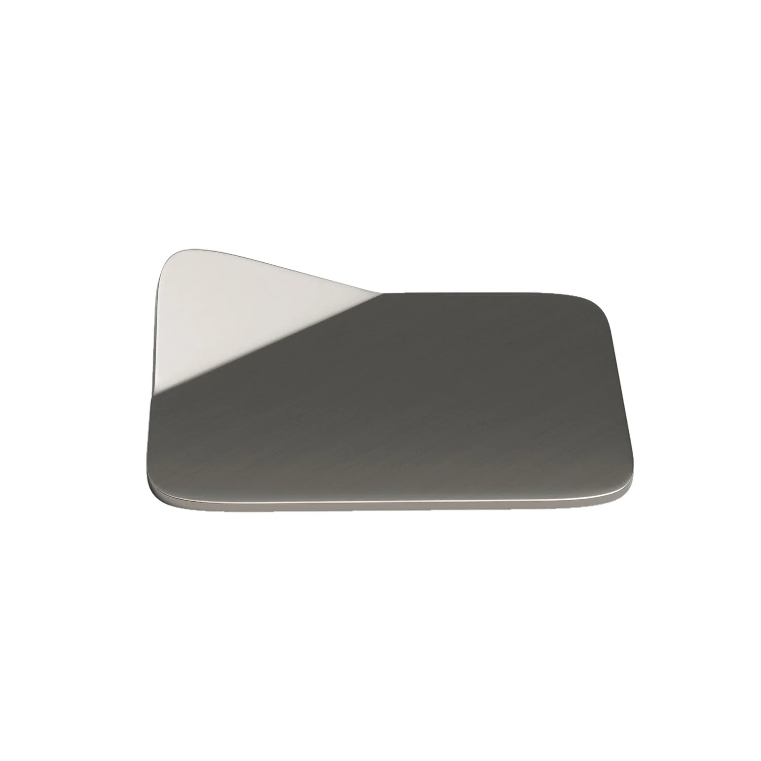 Base metallica da superfici piane per lampada Magnetico! - Titanio satinato
