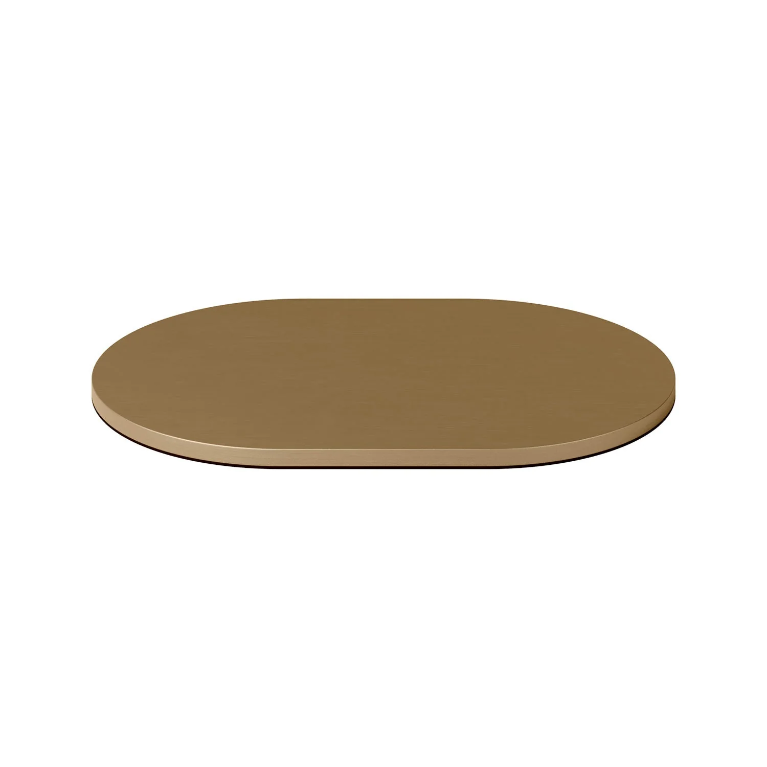 Base metallica ovale per lampada da tavolo MAG-Y - Bronzo satinato