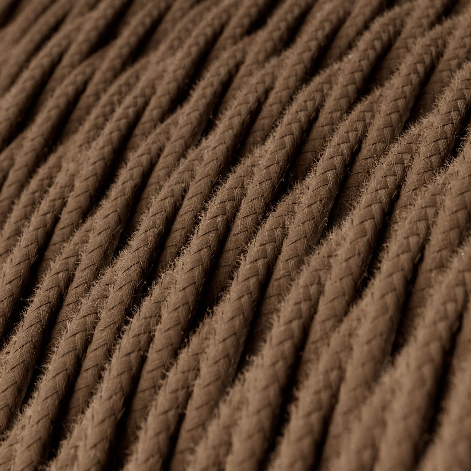 Brown Cotton covered Twisted electric cable - TC13 - Image 2