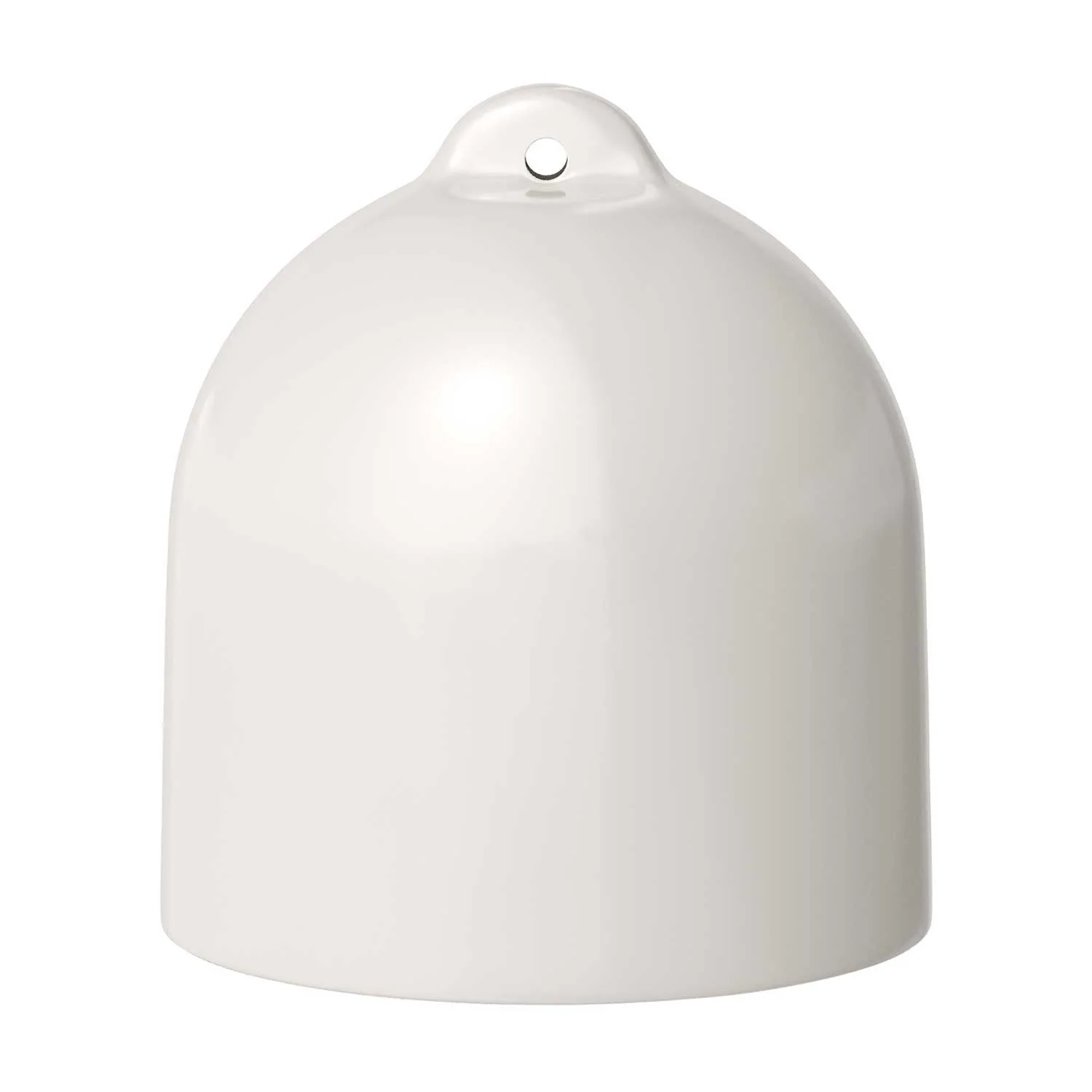 Campana, paralume M in ceramica per sospensione - Made in Italy - Bianco lucido - Image 4