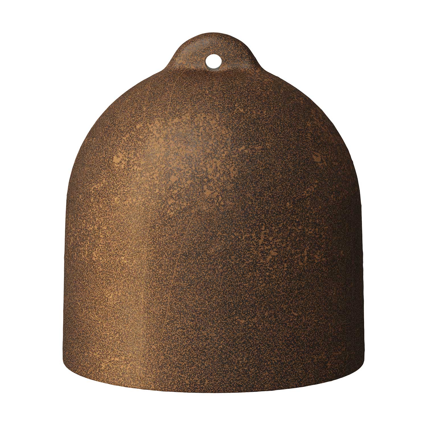 Campana, paralume M in ceramica per sospensione - Made in Italy - Effetto corten - Image 4