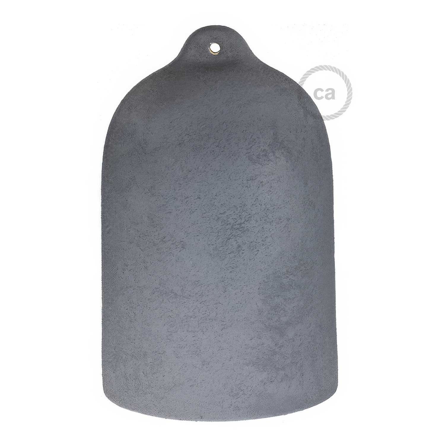 Campana, paralume XL in ceramica per sospensione - Made in Italy - Effetto cemento - Image 4