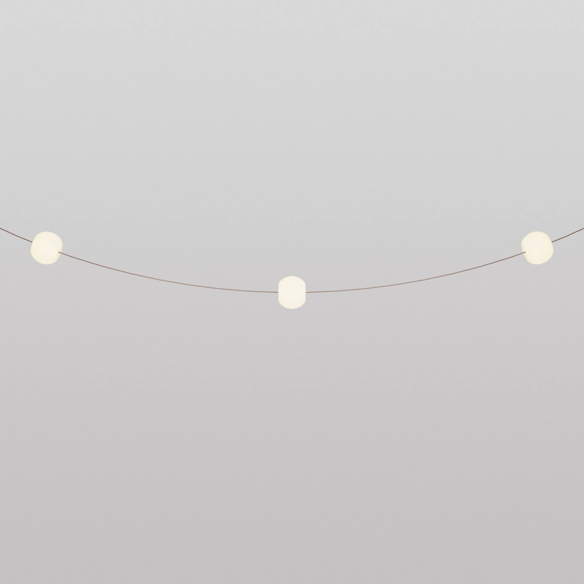 Catena luminosa 3 punti luce da esterno IP67 Desert Brown con spina UK - Marina3 Cherry - Image 9