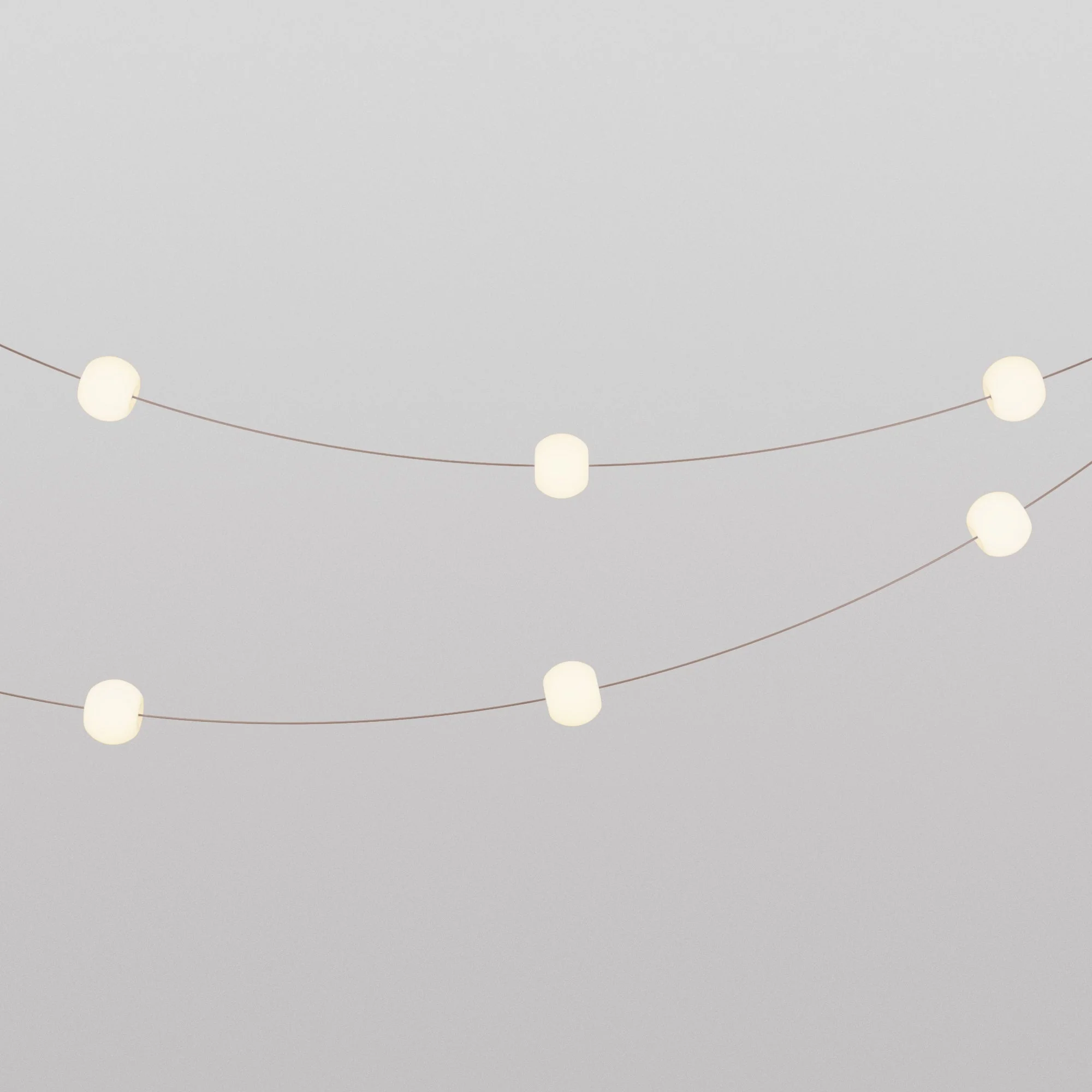 Catena luminosa 6 punti luce da esterno IP67 Desert Brown - Marina6 Cherry - Image 9