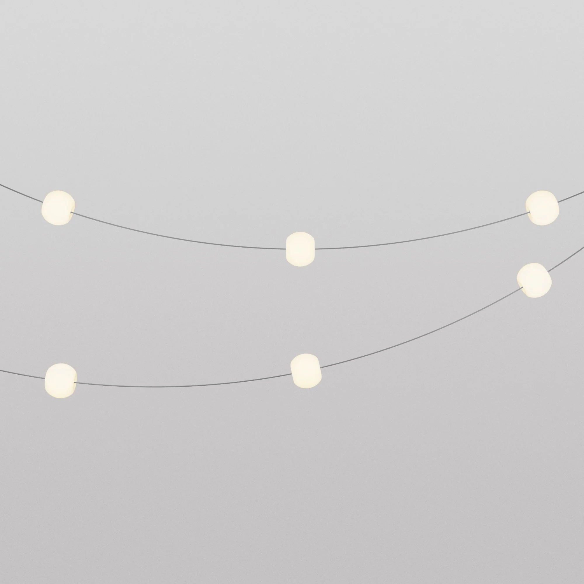 Catena luminosa 6 punti luce da esterno IP67 Grigio con spina UK - Marina6 Cherry - Image 9