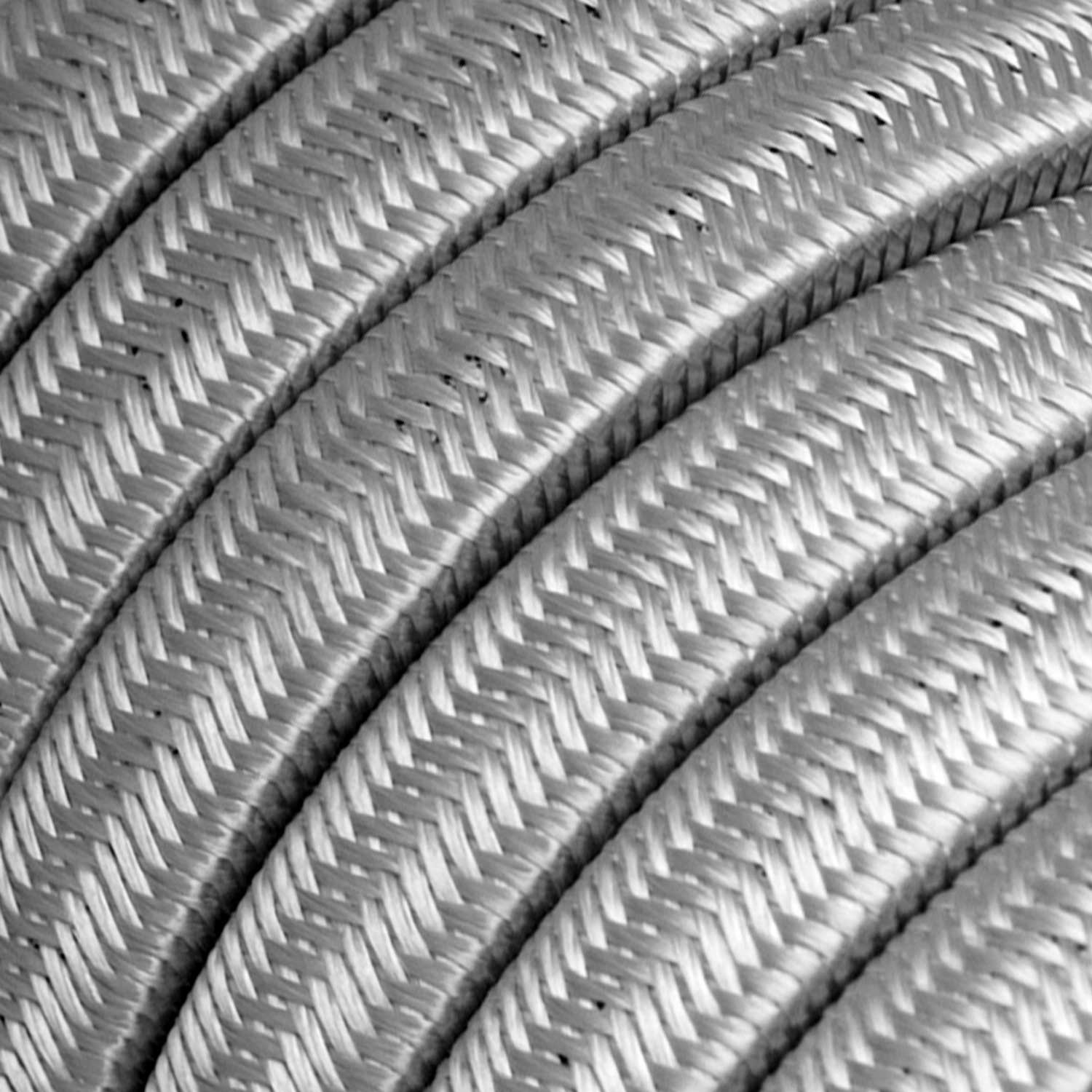 Catenaria Sistema Lumet da 7,5 m con cavo tessile CM02, 5 portalampada, gancio e spina bianchi - Image 3