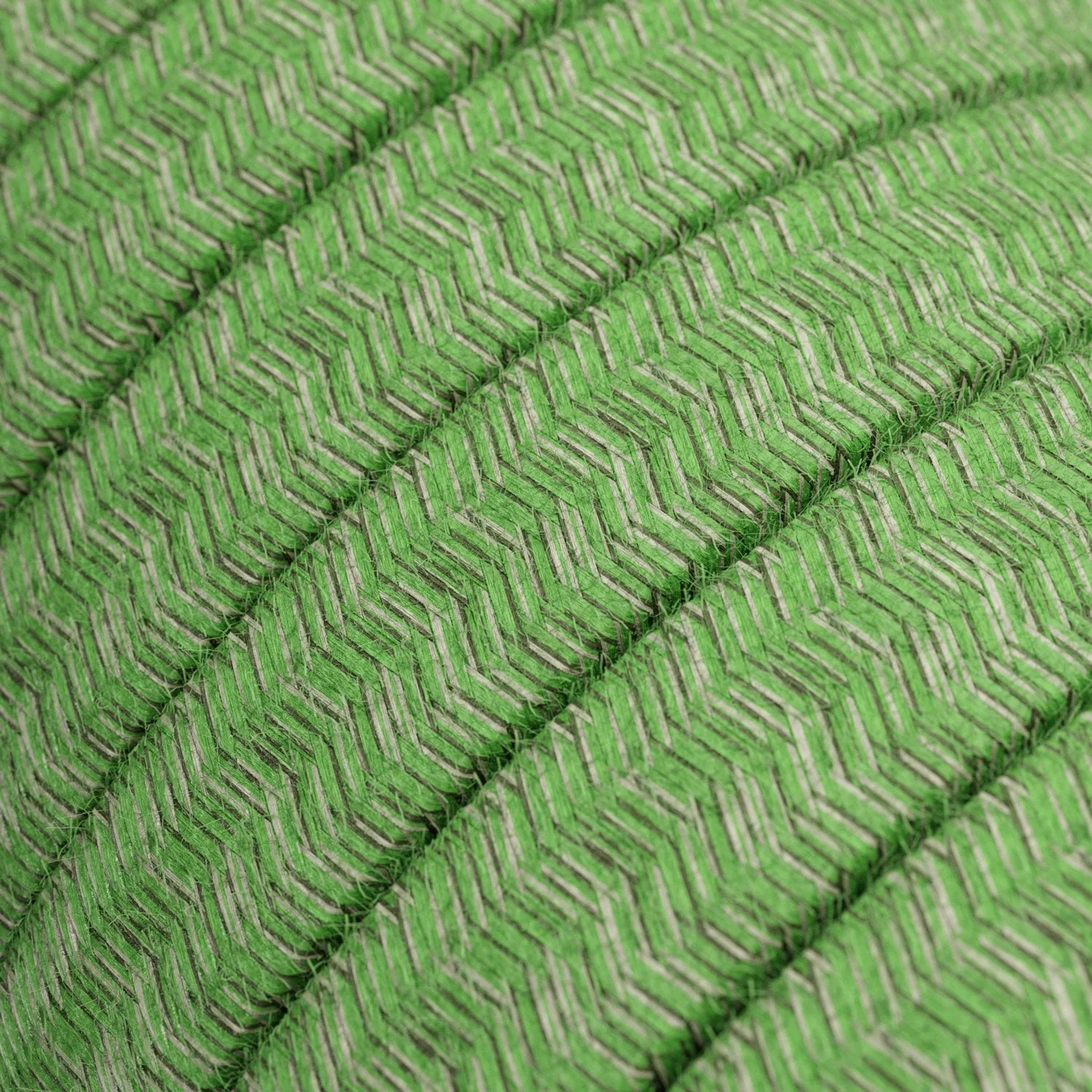 Catenaria Sistema Lumet 'Maioliche' da 7,5 m con cavo tessile, 5 portalampada e paralumi Giallo e Verde, gancio e spina nera - Image 3