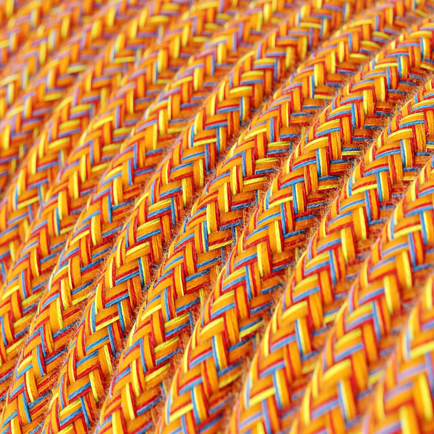 Cavo colorato in cotone Indian Summer - L'Originale Creative Cables, ideale per progetti di illuminazione creativi - RX07 - Image 2