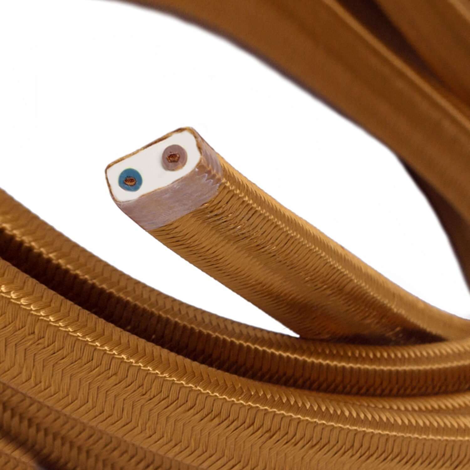 Cavo elettrico per catenaria rivestito in tessuto Whiskey CM22 - Image 2