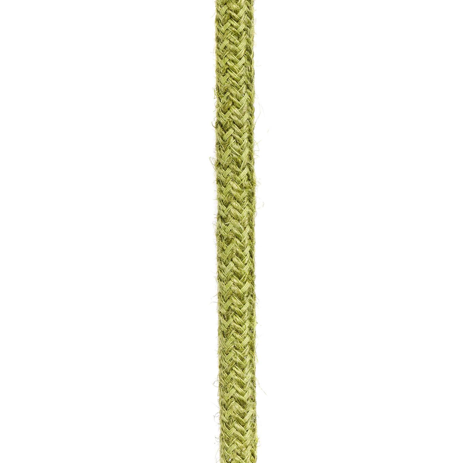 Cavo elettrico rivestito in juta Verde Fieno - L'Originale Creative Cables, per lampade fai-da-te originali - RN23 - Image 5