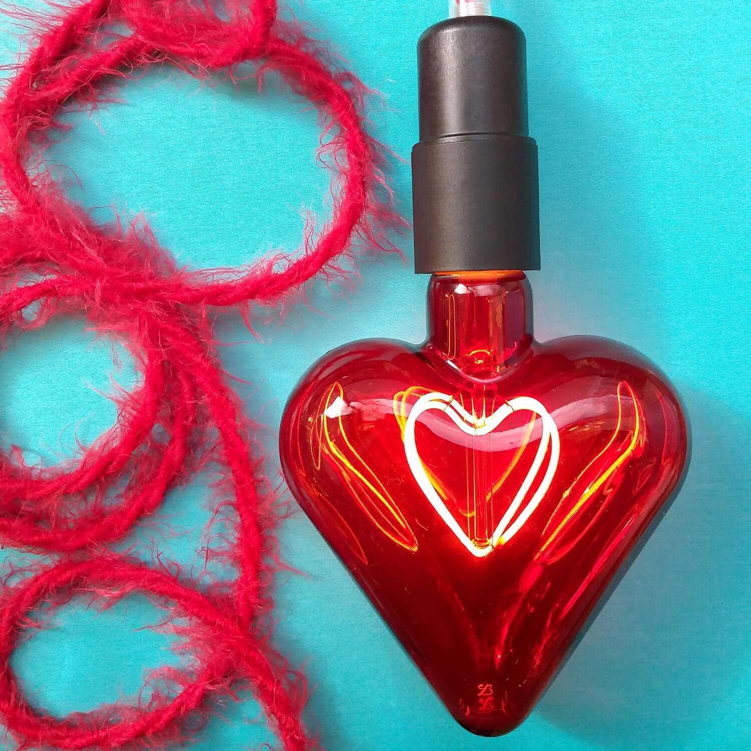 Cavo elettrico tessile color Rosso Fuoco Marlene - L'Originale Creative Cables, per le tue lampade di design - TP09 - Image 5