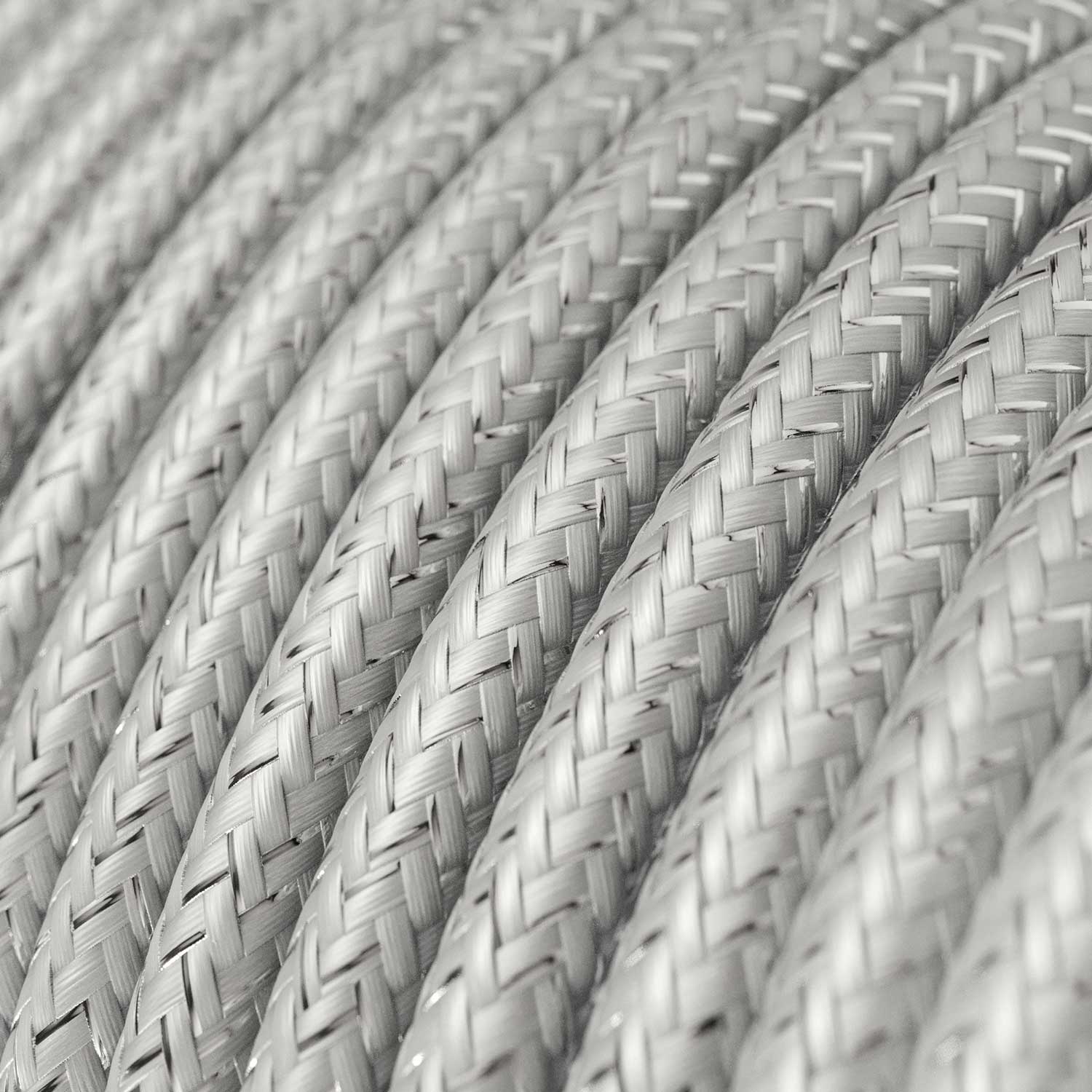 Cloth Covered Wire - Silver Glitter RL02 - UL Listed - Image 2