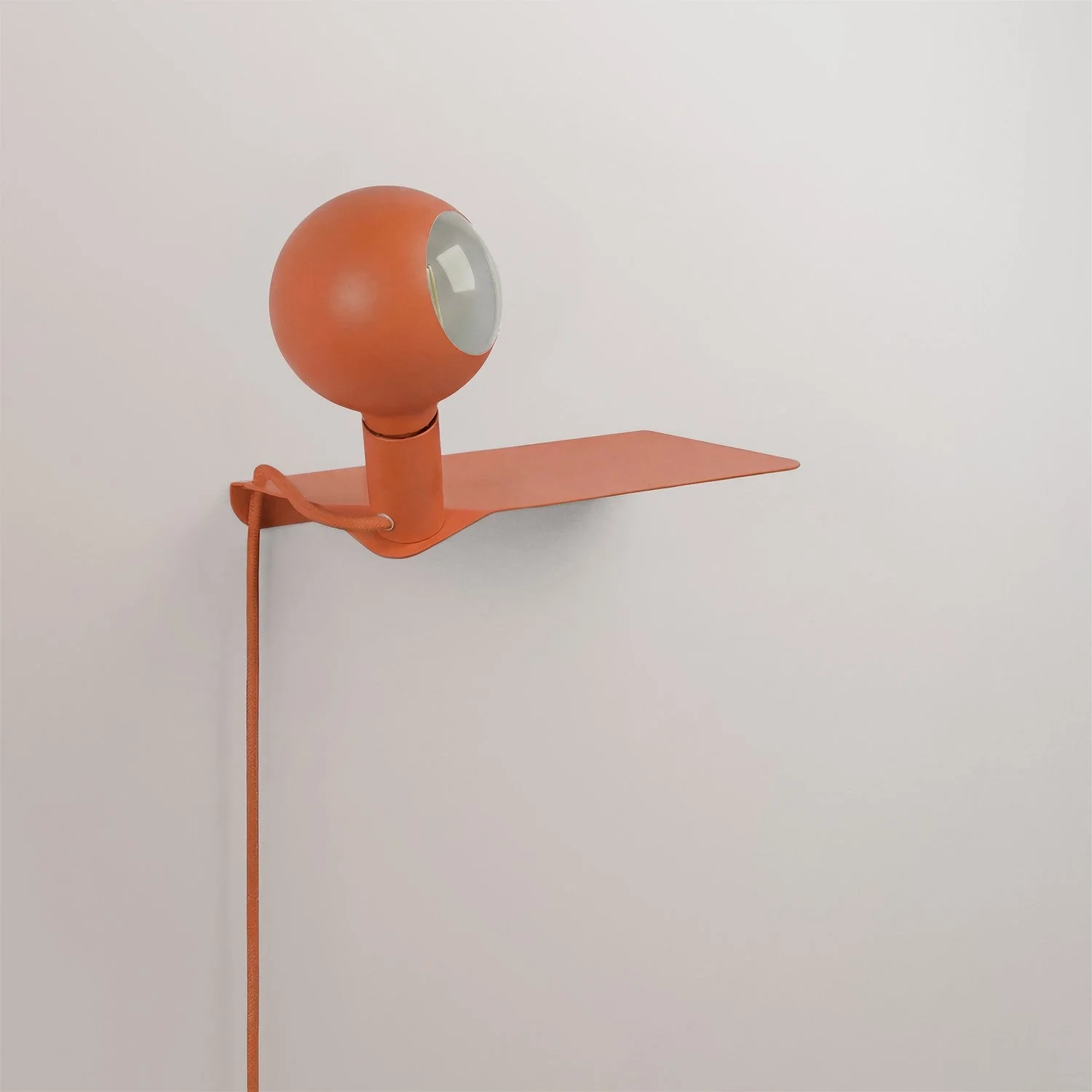 Combo Camo - Lampada con mensola e spina UK - Arancione - Image 4