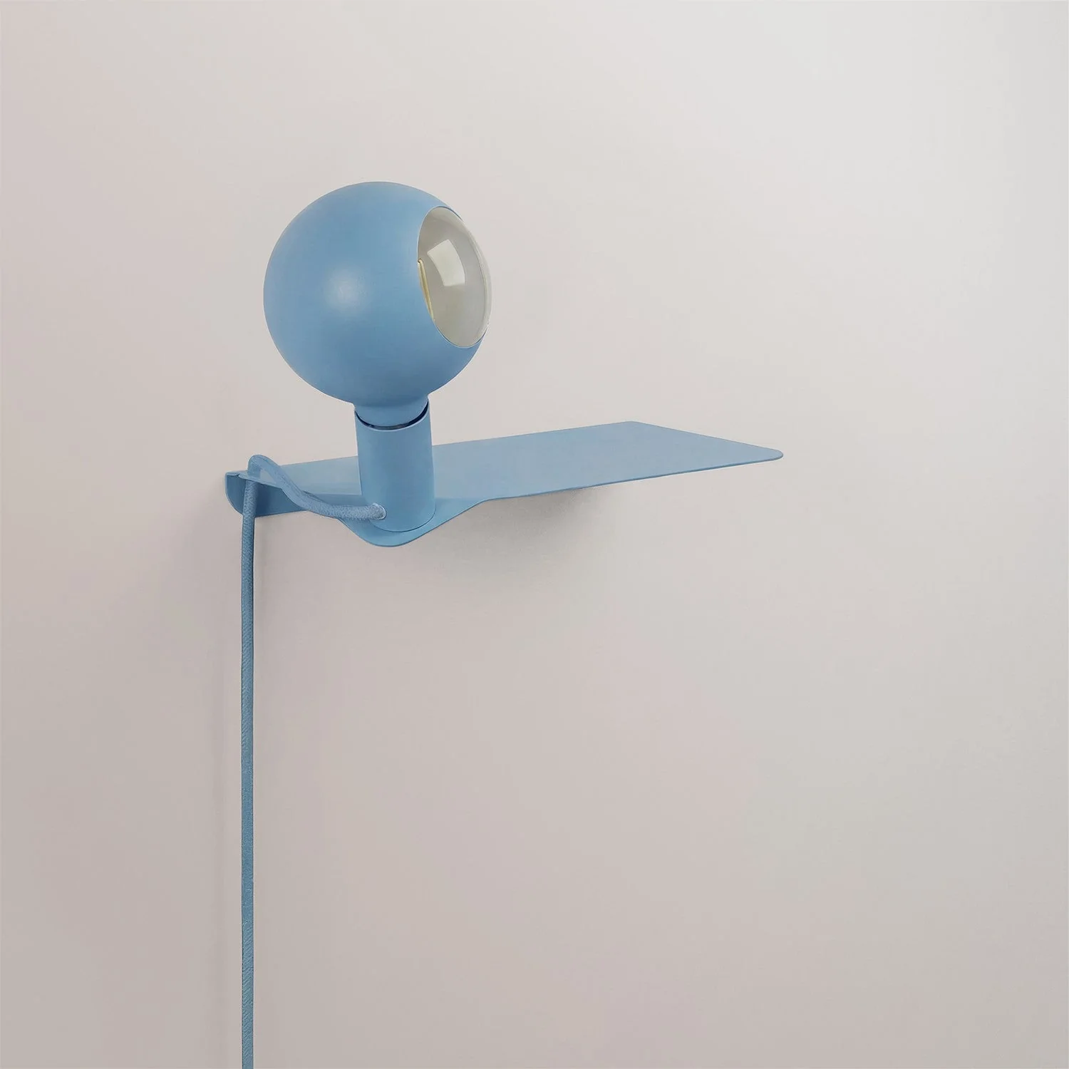Combo Camo - Lampada con mensola e spina UK - Blu - Image 4