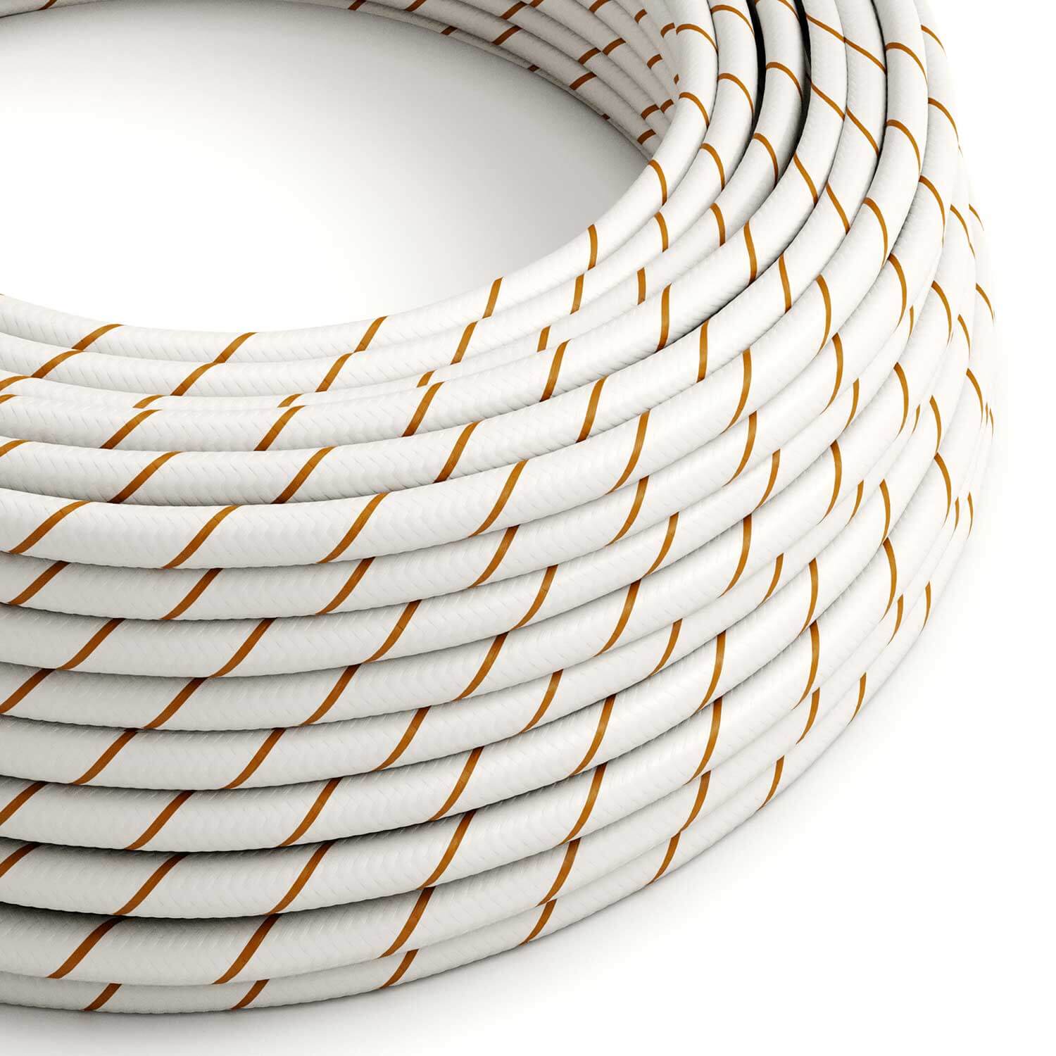 Corda elettrica in tessuto Schiuma di Birra Vertigo - L'Originale Creative Cables, ideale per lampade moderne - ERM43