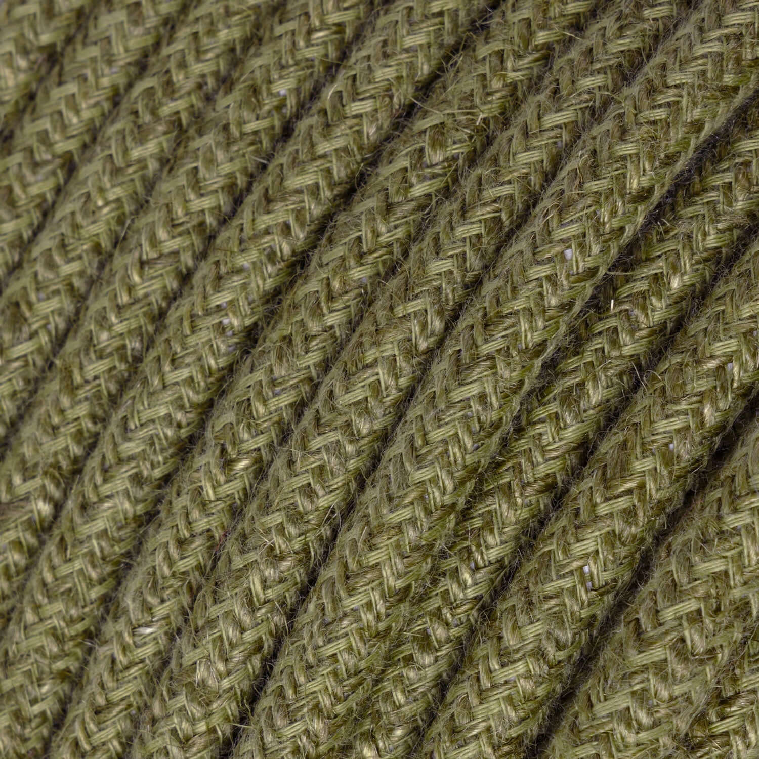 Corda elettrica per illuminazione Marrone Corteccia in juta - L'Originale Creative Cables, per creare lampade fai-da-te - RN26 - Image 2