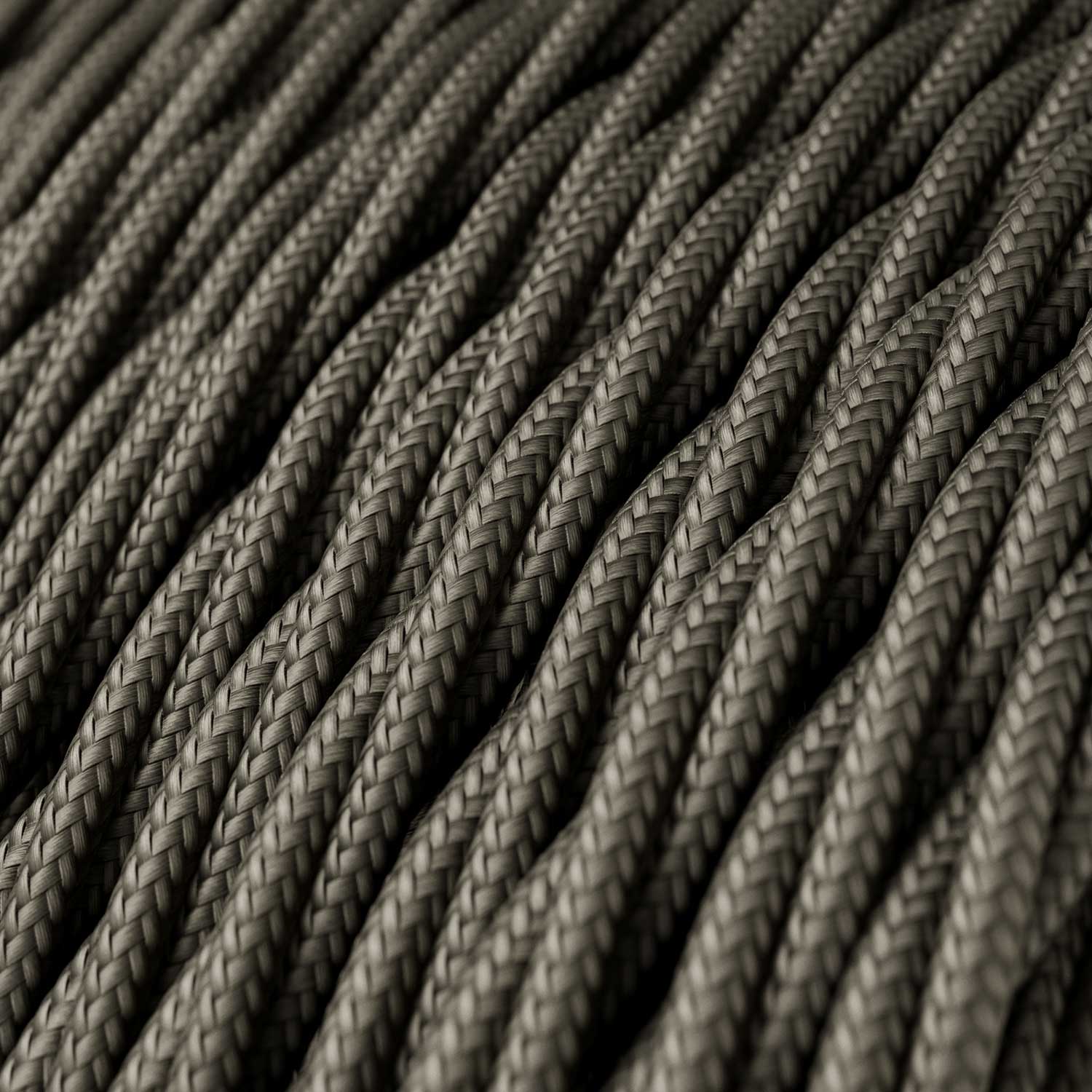 Dark Gray Rayon covered Twisted electric cable - TM26 - Image 2