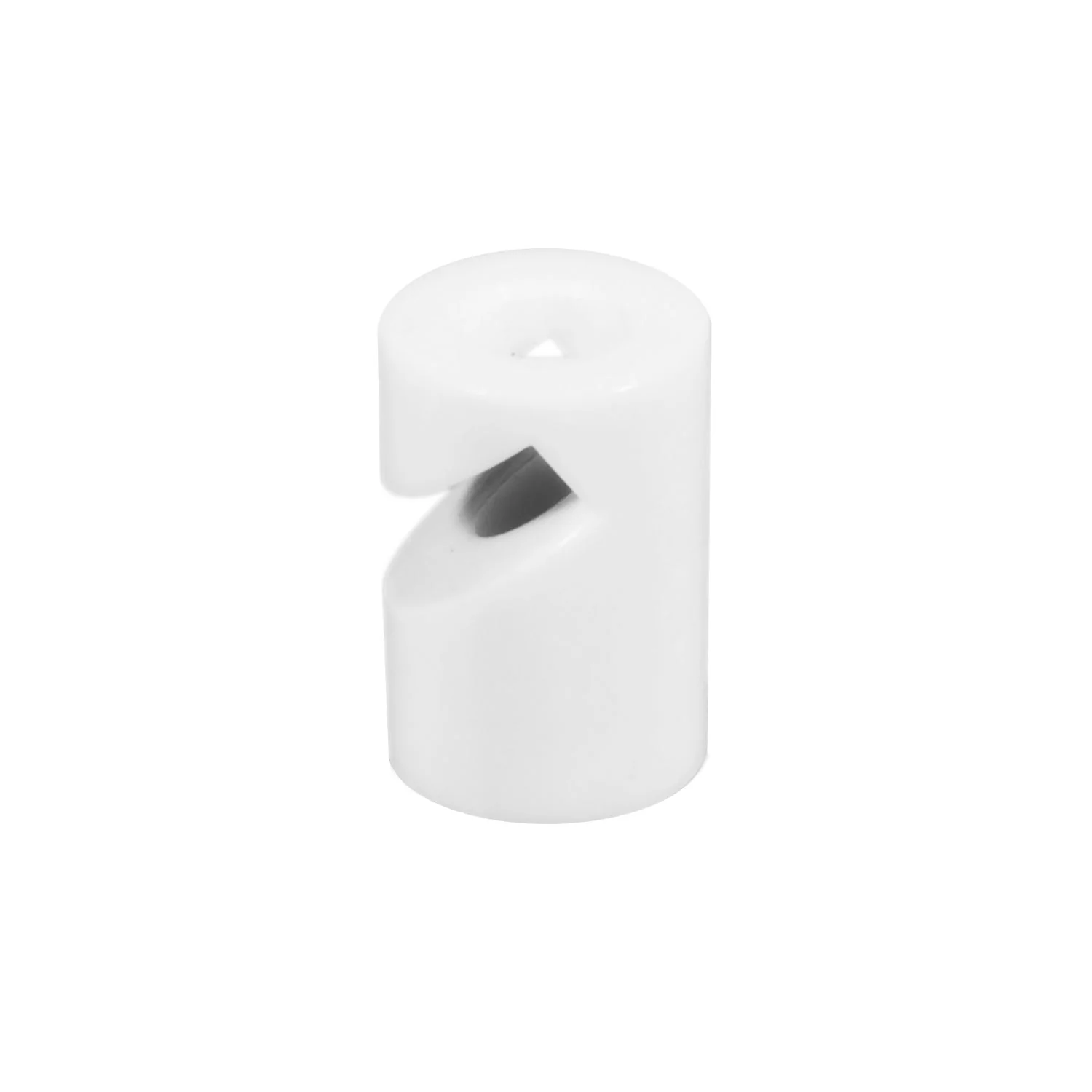 Decentratore, gancio a 'V' a soffitto o parete per cavo elettrico tessile - Bianco - Image 5