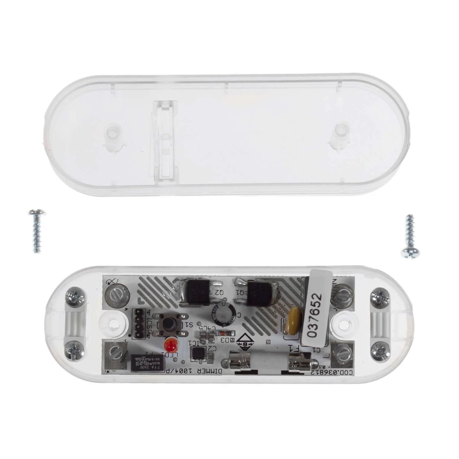 Dimmer universale con pulsante integrato - omologato UL - Trasparente - Image 2