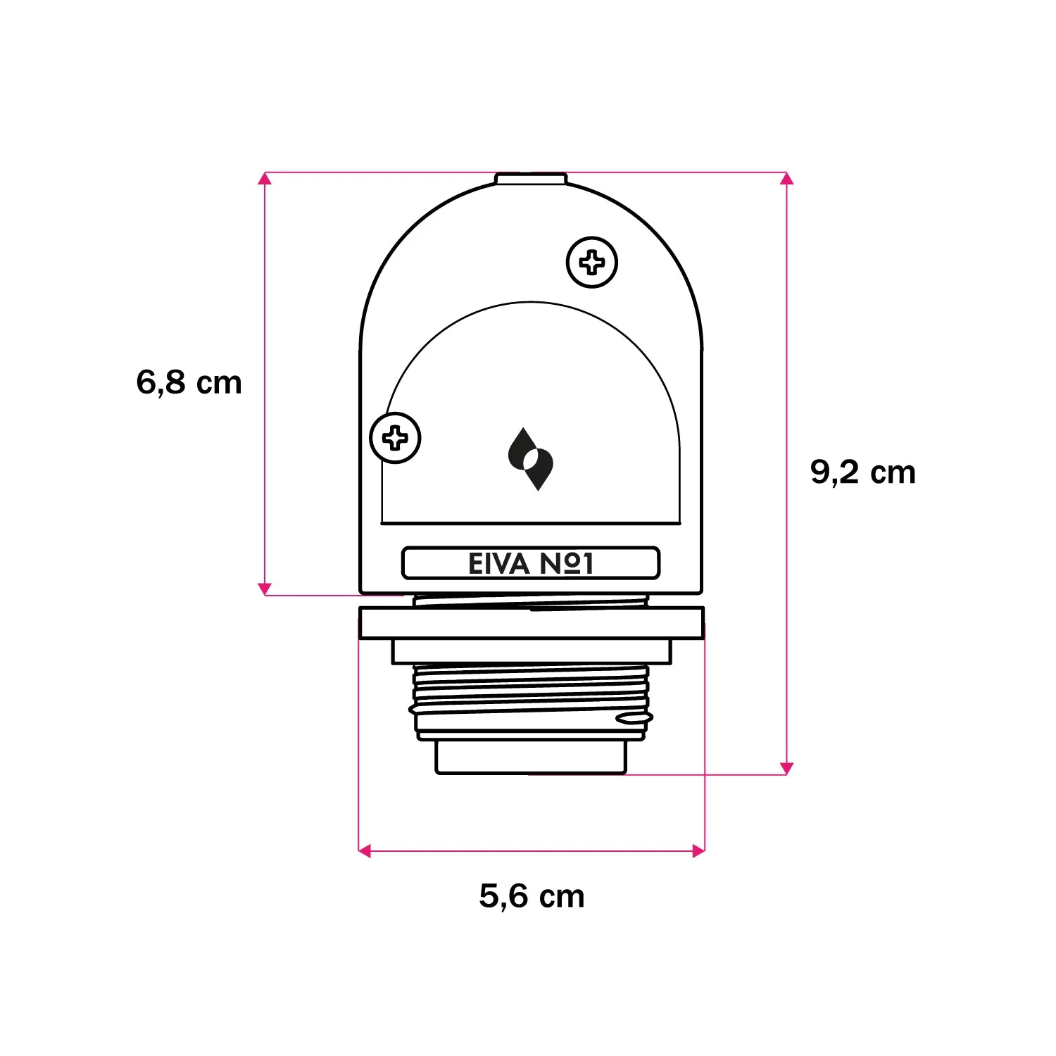 Eiva-1 - Portalampada per esterno E27 protezione IP65 per sistema Modulair - Nero - Image 8