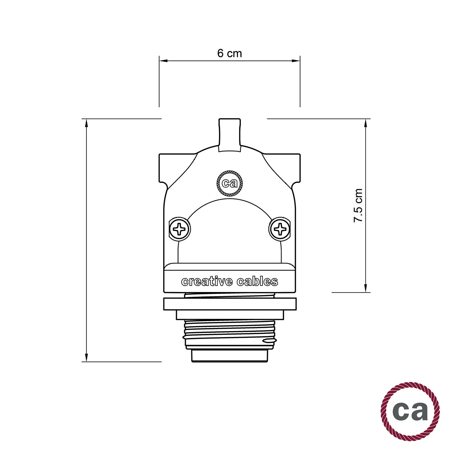 Eiva-2 - Portalampada per esterno a doppia uscita IP65 attacco E27 per sistema Modulair - Bianco - Image 8