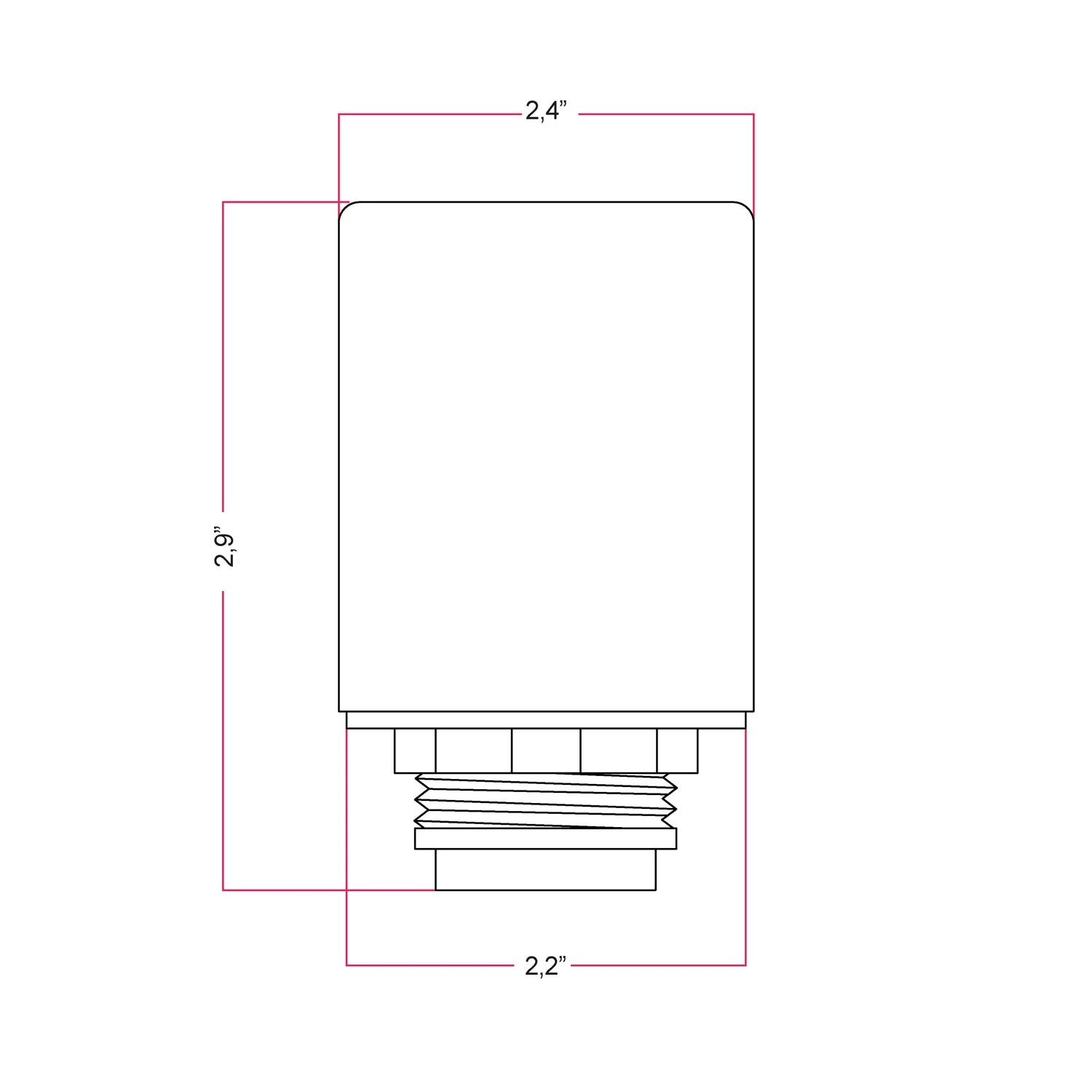 EIVA ELEGANT, E26 silicone socket kit for lampshade - suitable for wet locations - White - Image 6