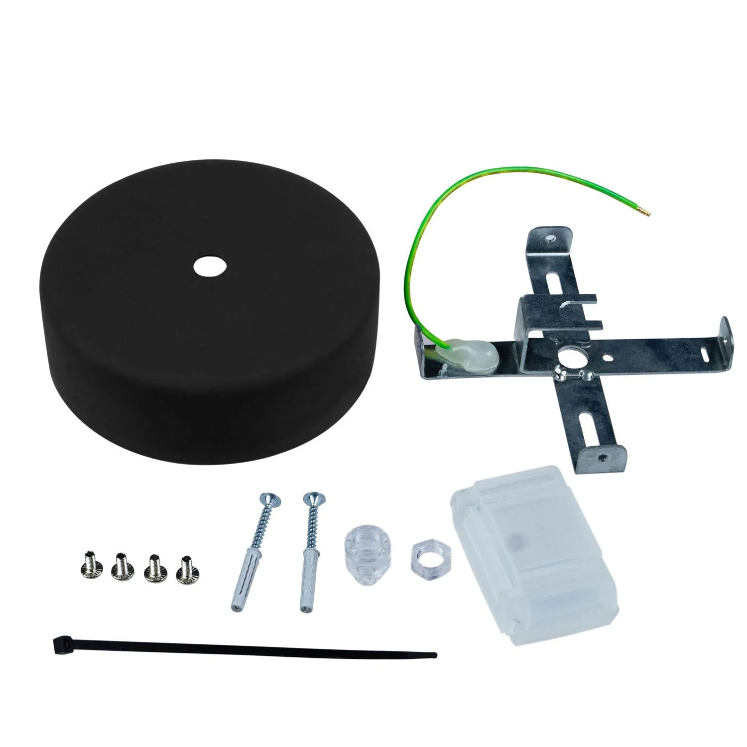 EIVA Kit Rosone in Silicone Soft Touch per Esterno IP65 - Sistema Modulair - Nero - Image 3
