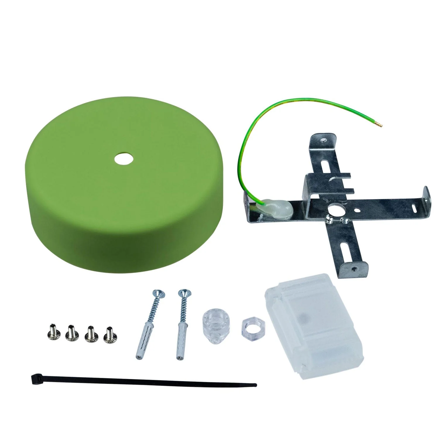 EIVA Kit Rosone in Silicone Soft Touch per Esterno IP65 - Sistema Modulair - Verde prato - Image 3
