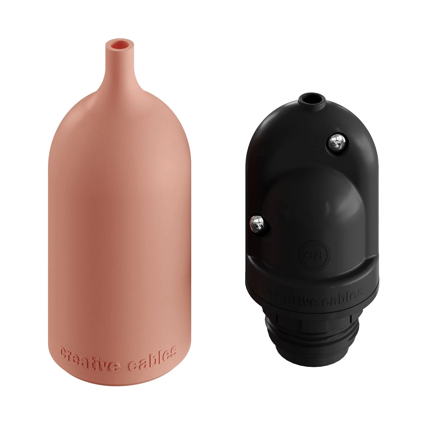 EIVA PASTEL, E26 silicone socket kit - suitable for wet locations - Salmon - Image 4