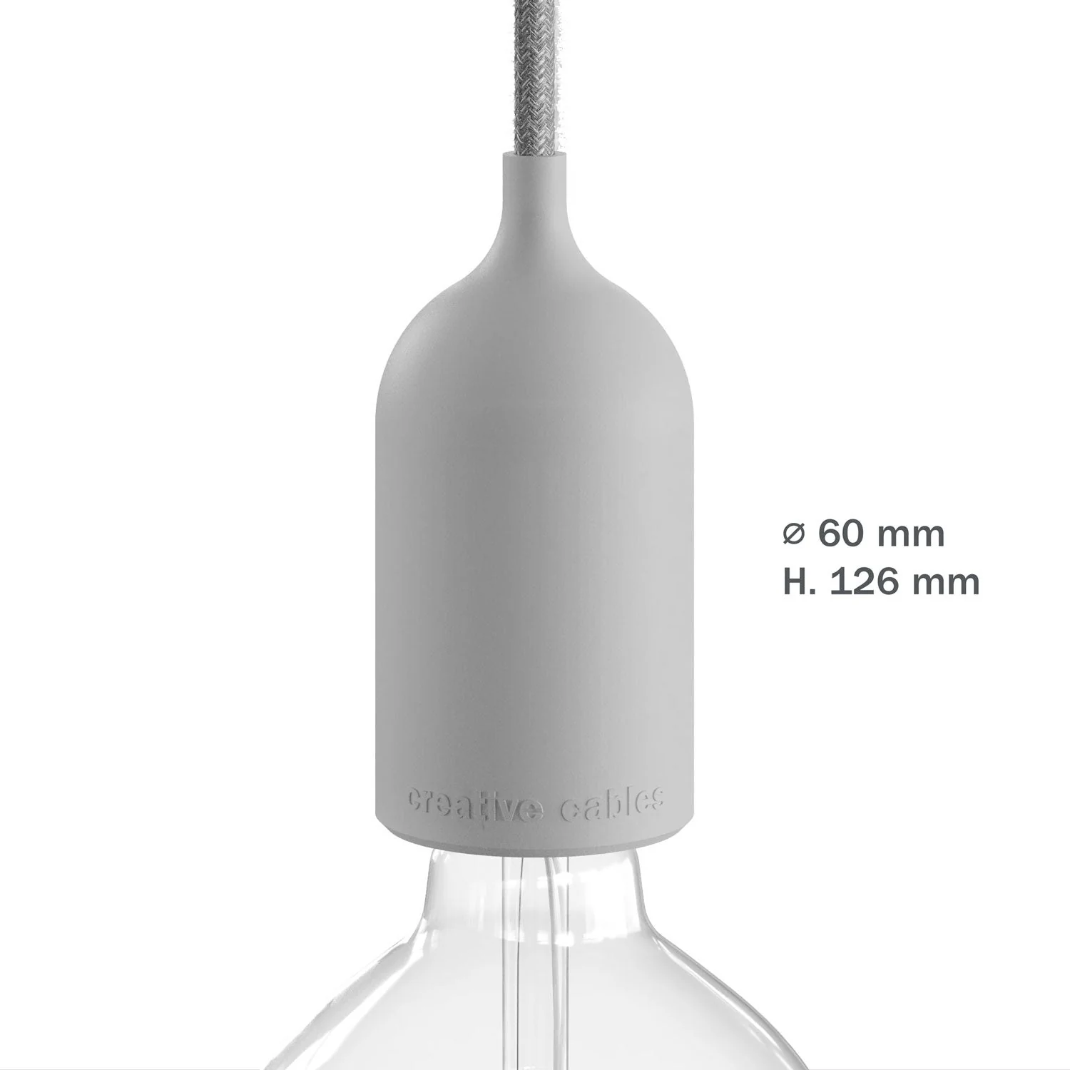 EIVA PASTEL Kit Portalampada IP65 per Esterno in Silicone E27 - Sistema Modulair - Salmone - Image 8