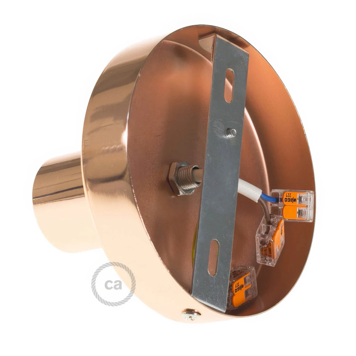 Fermaluce Metal,wall or ceiling flush light - Copper - Image 3