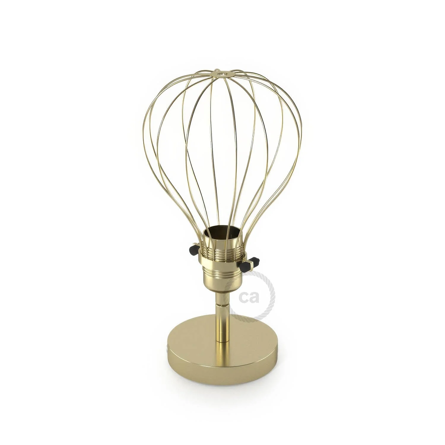 Fermaluce Metallo 90° con paralume Drop, lampada filomuro orientabile in metallo - Ottone - Image 4