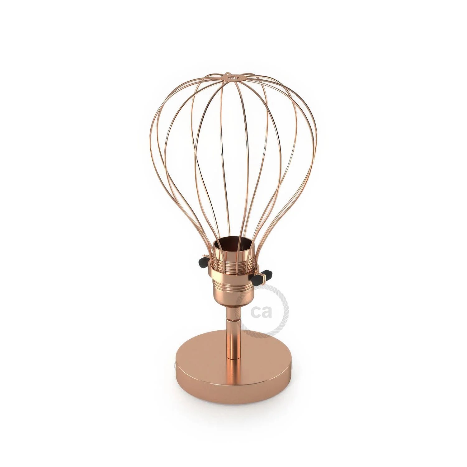 Fermaluce Metallo 90° con paralume Drop, lampada filomuro orientabile in metallo - Rame - Image 4