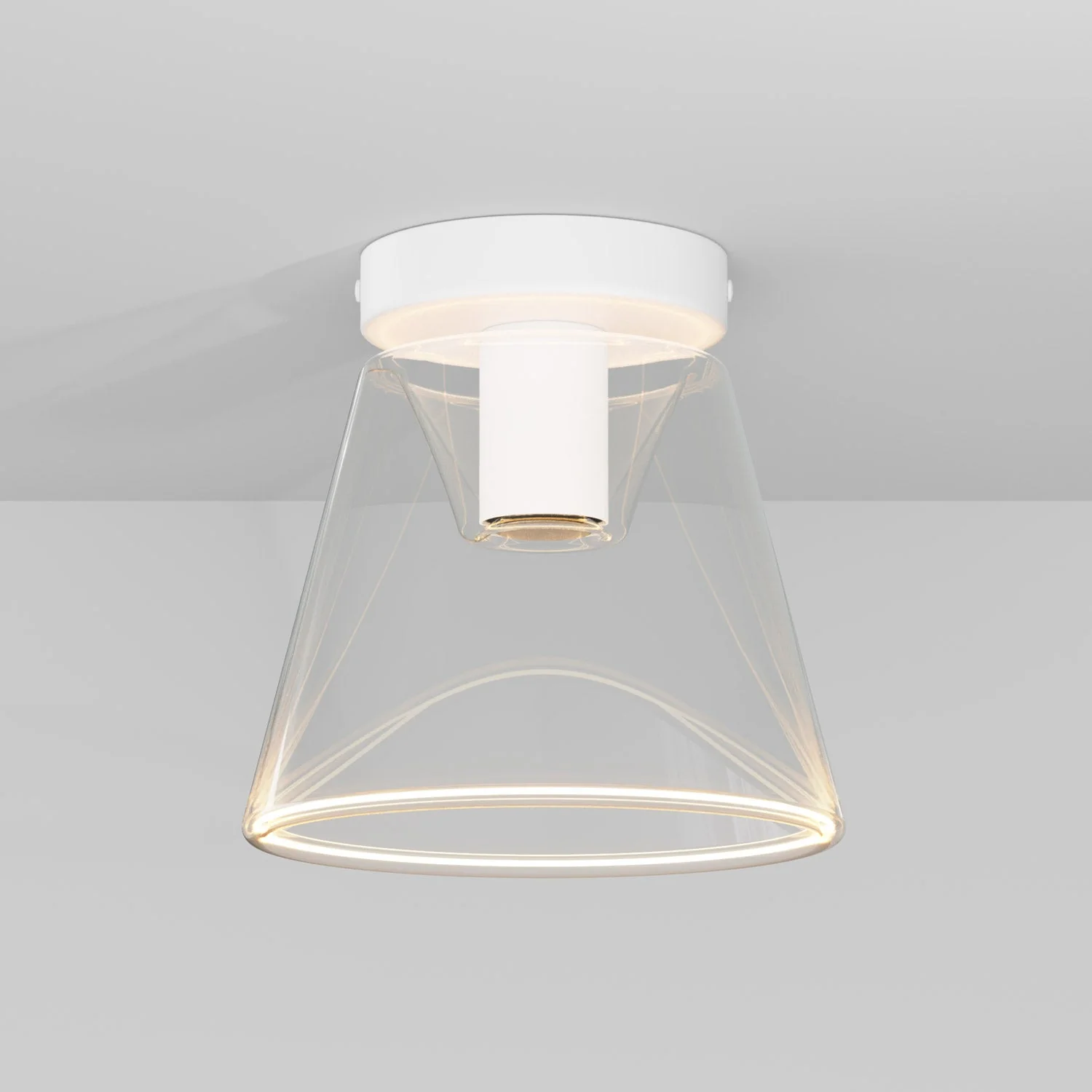 Fermaluce wall lamp Matt white with G01 bulb