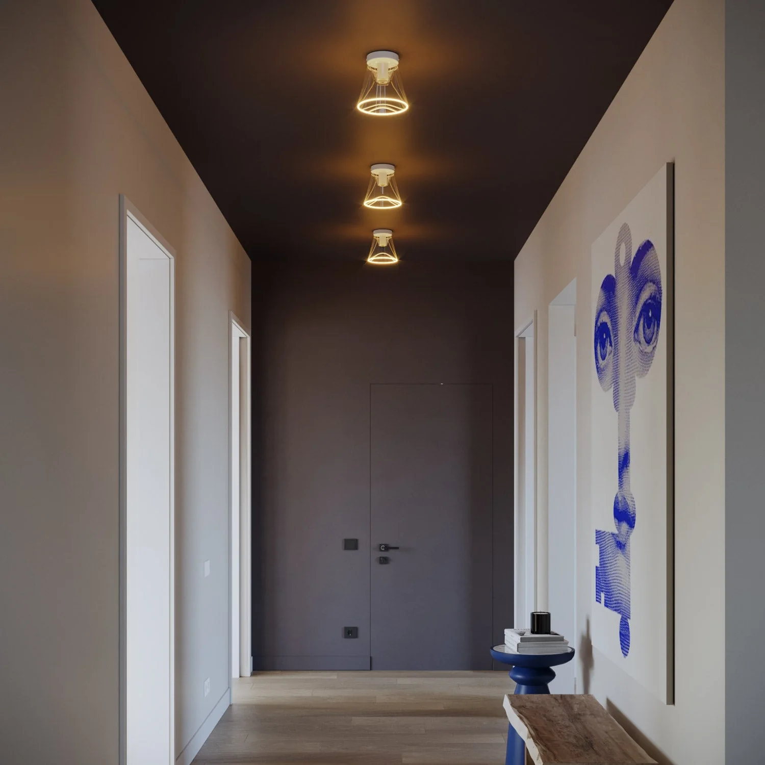 Fermaluce wall lamp Matt white with G01 bulb - Image 2