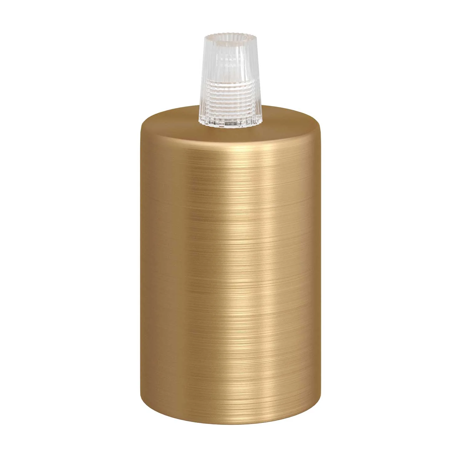 Flat Top Metal UL E26 light bulb socket kit - Brushed bronze - Image 3