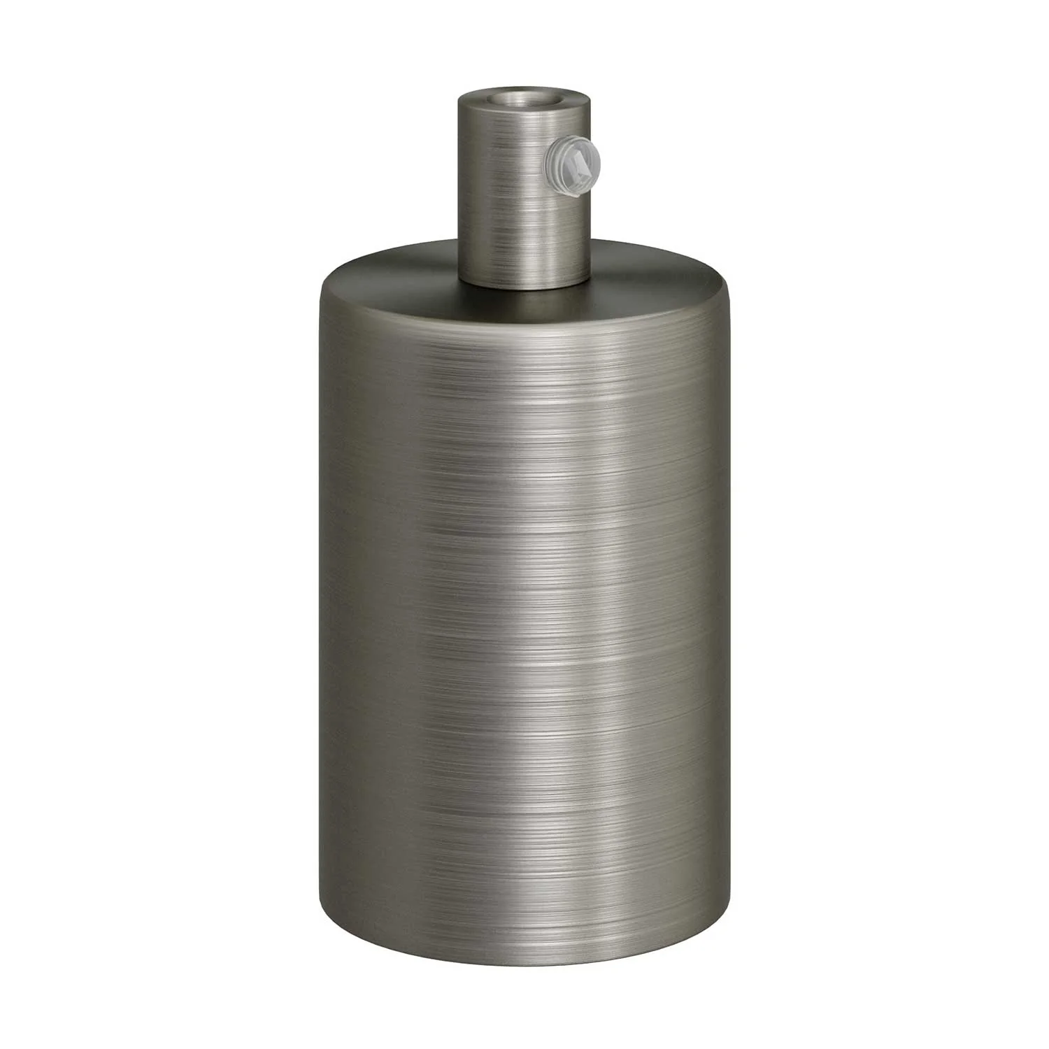 Flat Top Metal UL E26 light bulb socket kit - Brushed titanium - Image 6