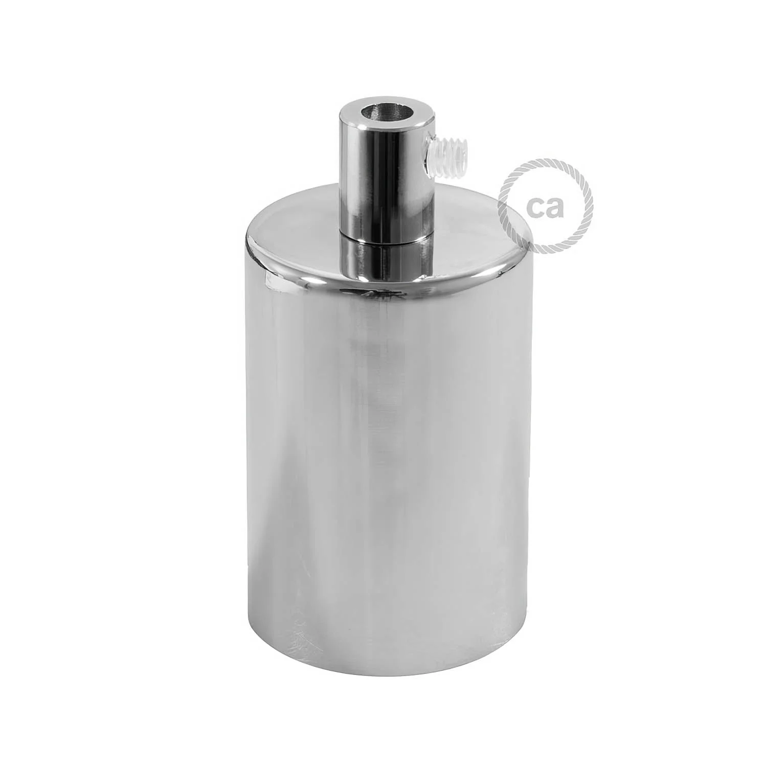 Flat Top Metal UL E26 light bulb socket kit - Chrome - Image 6