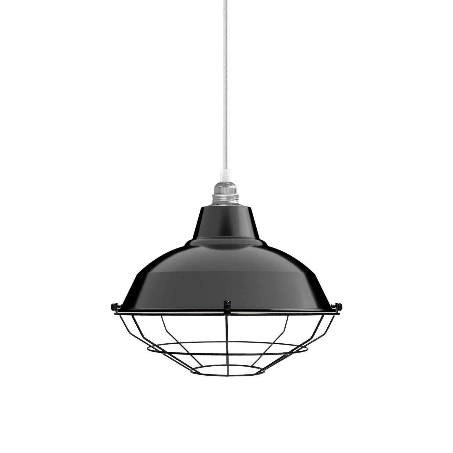 Gabbia in metallo per paralume Bistrot - Nero - Image 3