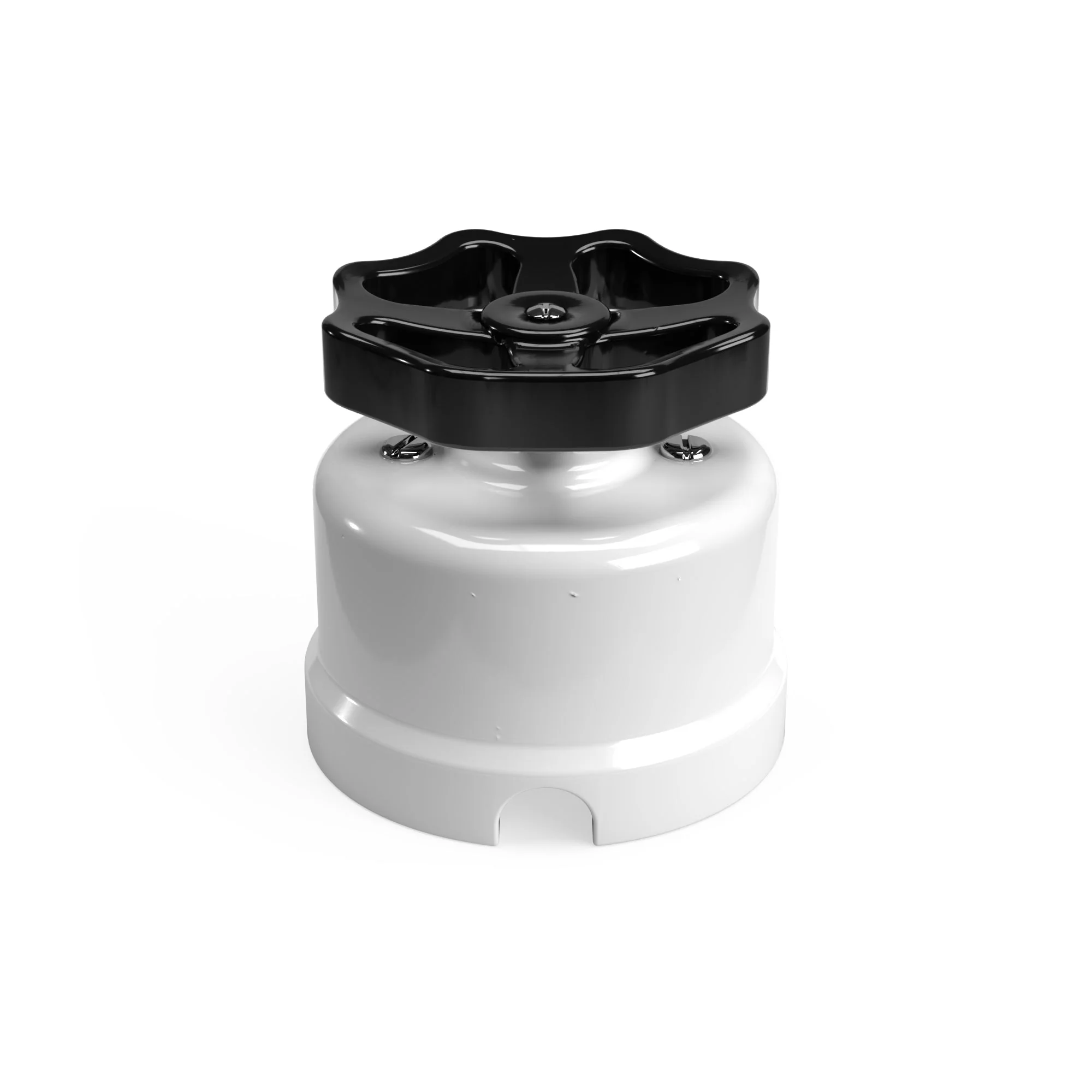 Interruttore/Deviatore in porcellana bianco con manopola - Image 9