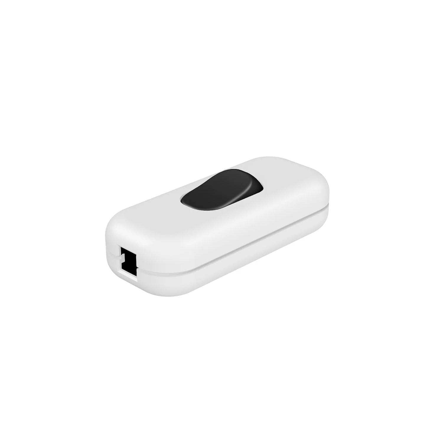 Interruttore Unipolare rompifilo Creative Switch Bianco e pulsante Nero - Image 2
