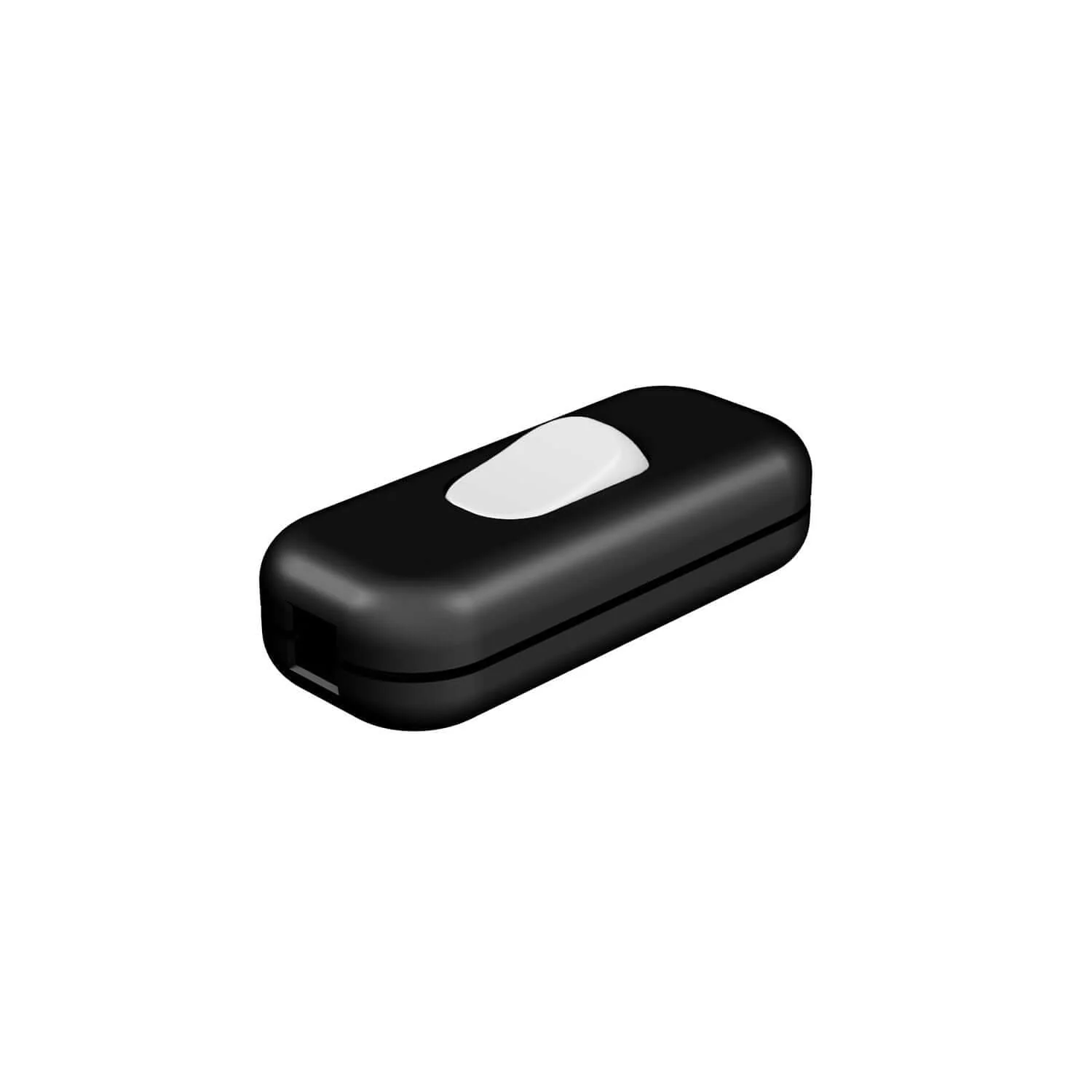Interruttore Unipolare rompifilo Creative Switch Nero e pulsante Bianco - Image 2
