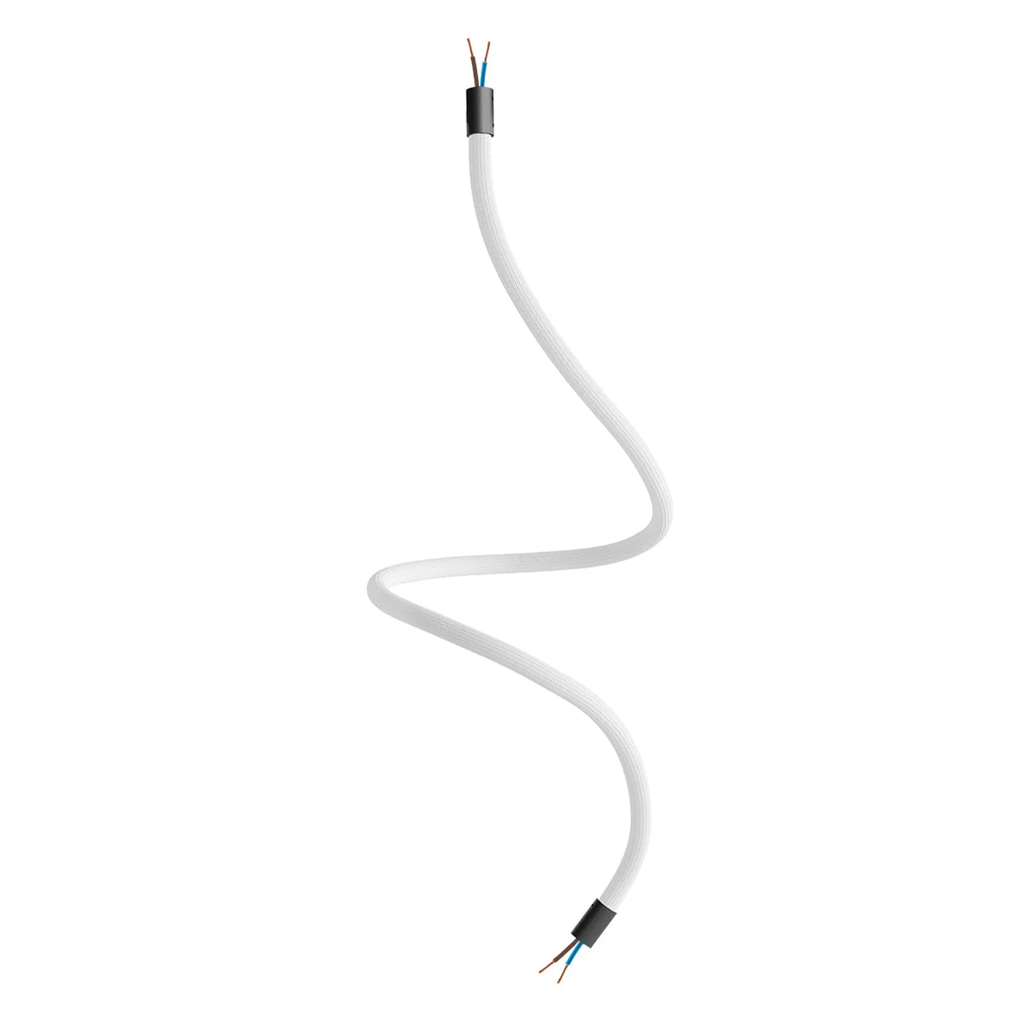 Kit Creative Flex tubo flessibile di estensione rivestito in tessuto RM01 Bianco con terminali metallici - Image 17