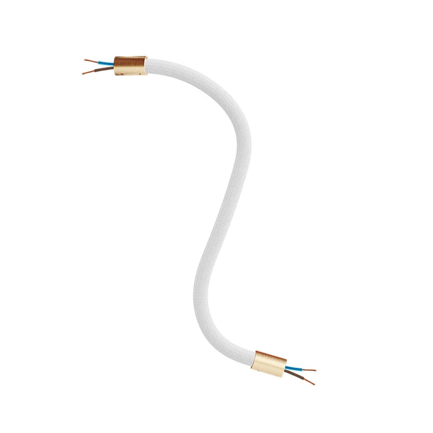 Kit Creative Flex tubo flessibile di estensione rivestito in tessuto RM01 Bianco con terminali metallici - Image 33
